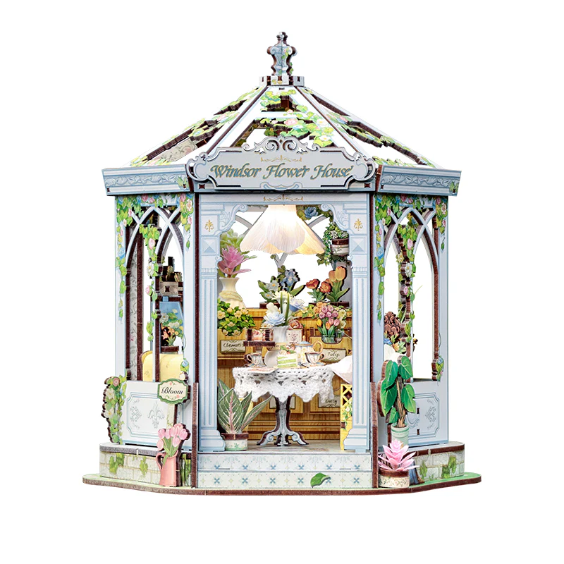 Windsor Flower House | DIY Book Nook Miniature Kit