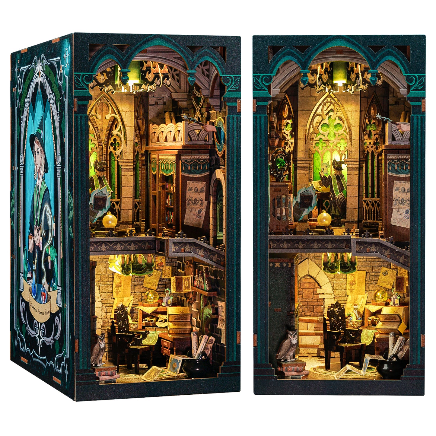 Darkness Common Room | DIY 3D Book Nook Miniature Kit