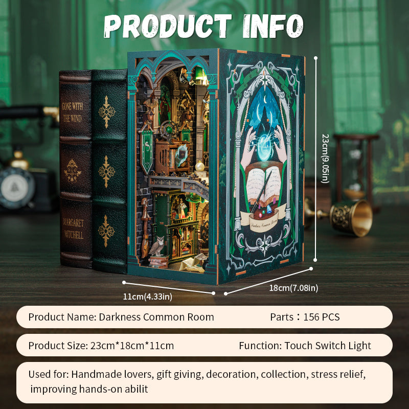 Darkness Common Room | DIY 3D Book Nook Miniature Kit