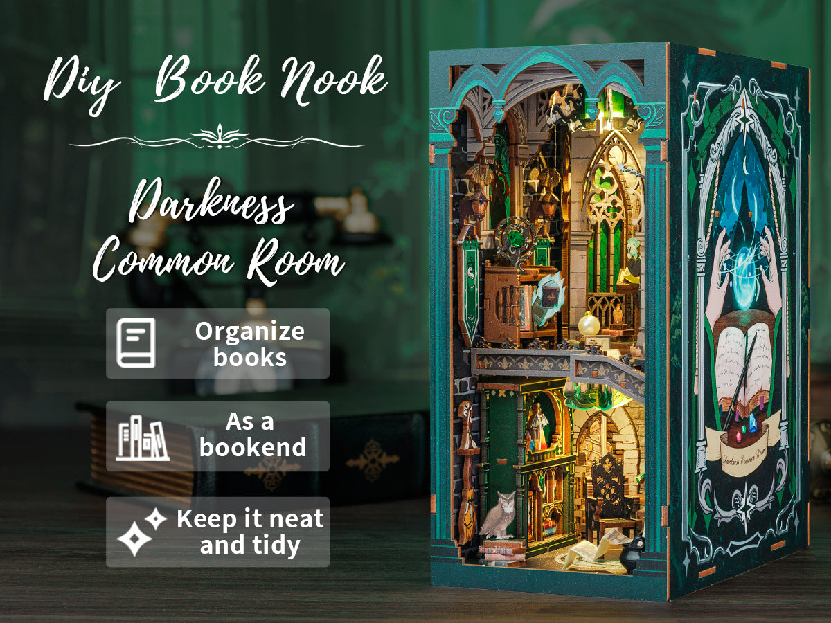 Darkness Common Room | DIY 3D Book Nook Miniature Kit