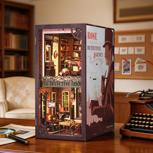 Rose Detective Agency | DIY 3D Book Nook Miniature Kit