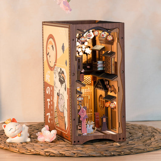 Under The Sakura Tree | DIY 3D Book Nook Miniature Kit