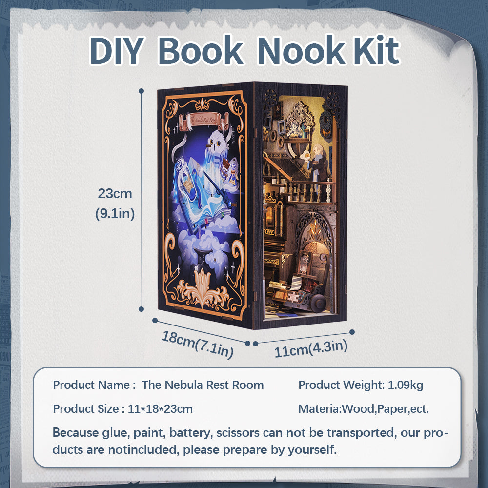 Nebula Common Room | DIY Book Nook Miniature Kit