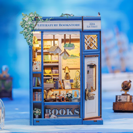 Literature Bookstore | DIY 3D Book Nook Miniature Kit