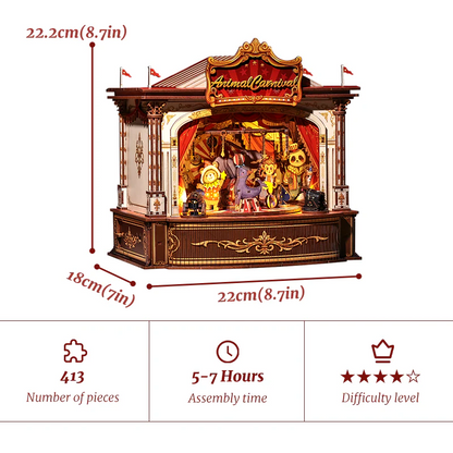 Animal Carnival | DIY Music Box Miniature House