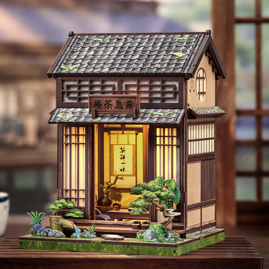 Kirishima Tea House | DIY 3D Book Nook Miniature Kit