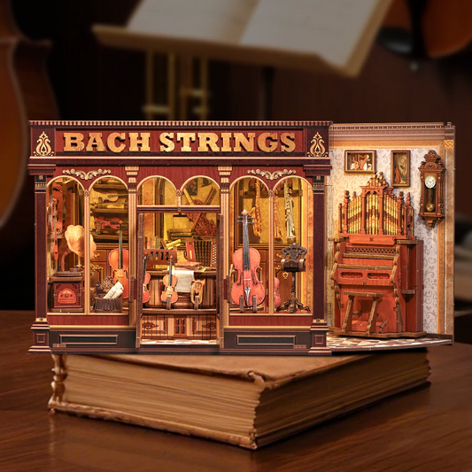 Bach Strings | DIY 3D Book Nook Miniature Kit