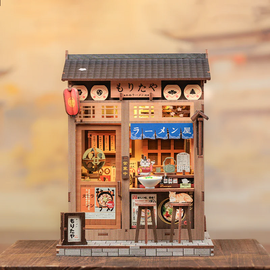 Japanese Ramen Diner | DIY 3D Book Nook Miniature Kit: Morita-ya