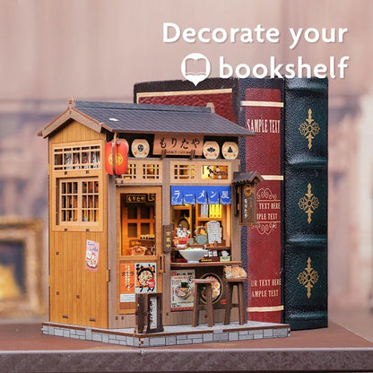 Japanese Ramen Diner | DIY 3D Book Nook Miniature Kit: Morita-ya