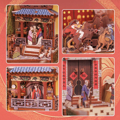 Mulan’s Legend: The Heroine’s Valor | DIY Book Nook Miniature Kit